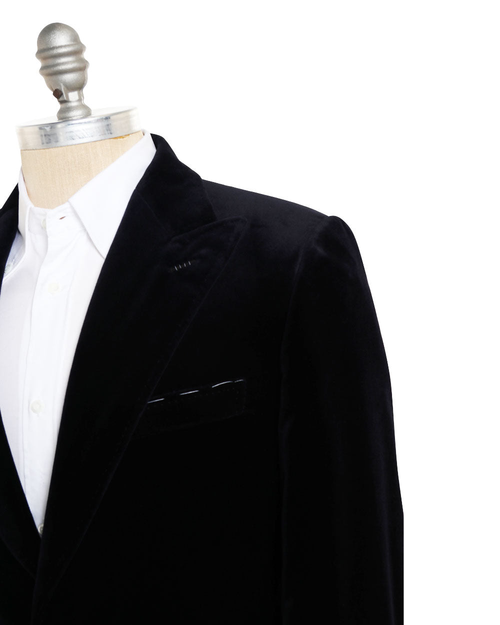 Midnight Blue Velour Virgilio Dinner Jacket