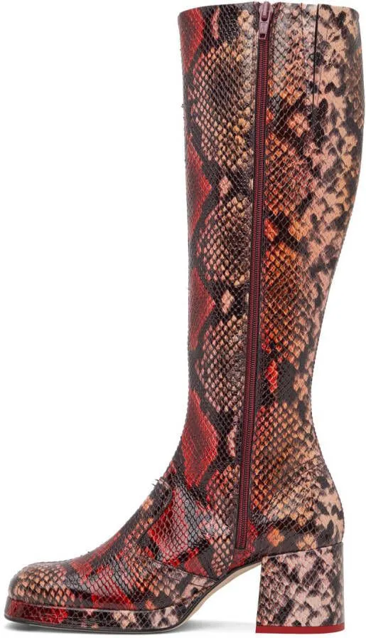 Miista Red Donna Boots