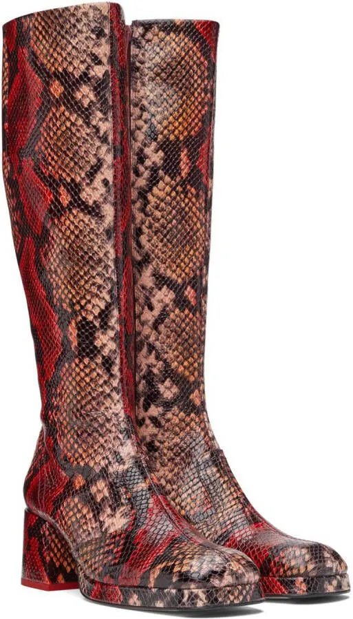 Miista Red Donna Boots