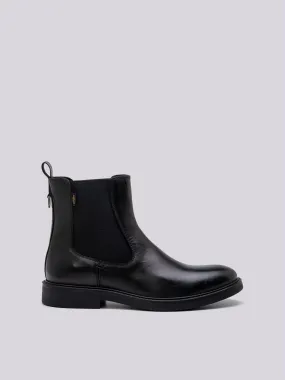 MILES LEATHER CHELSEA BOOTS