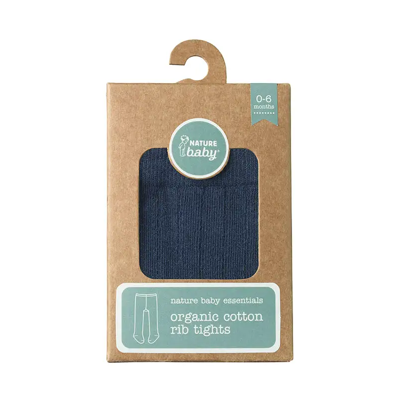 Nature Baby Organic Tights - Navy