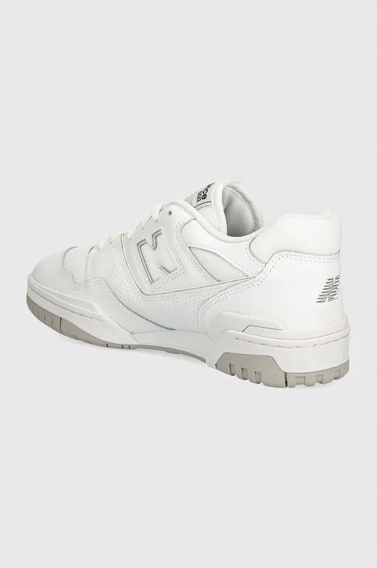 New Balance leather sneakers BB550PB1 white color