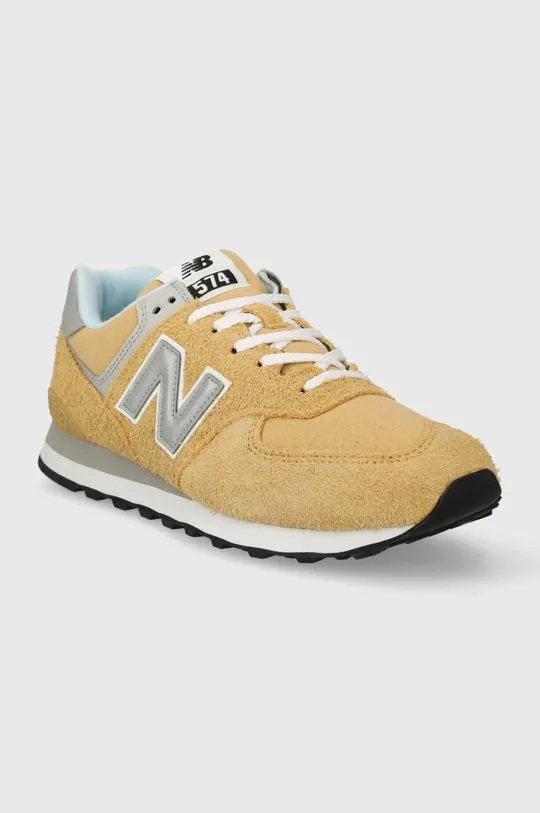 New Balance suede sneakers 574 beige color U574PGW