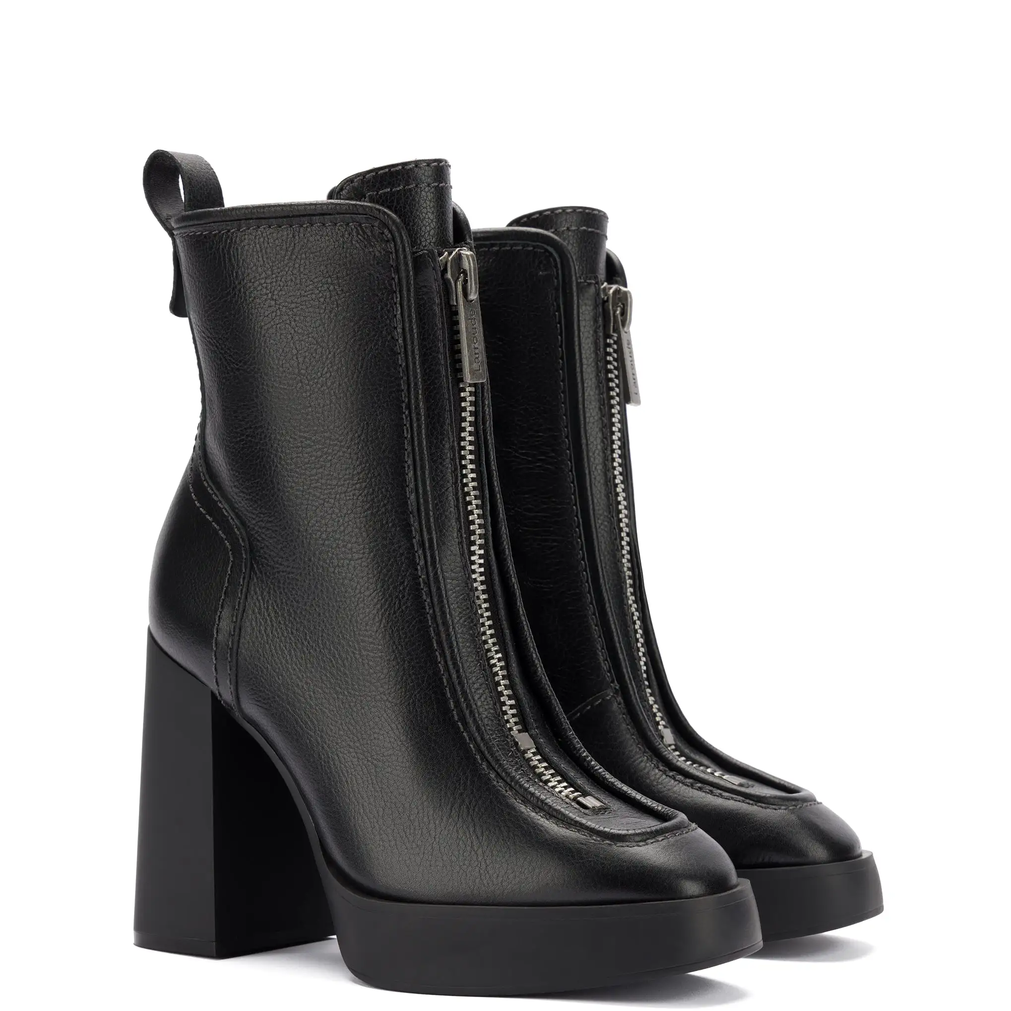 Nicole Hi Boot In Black Leather