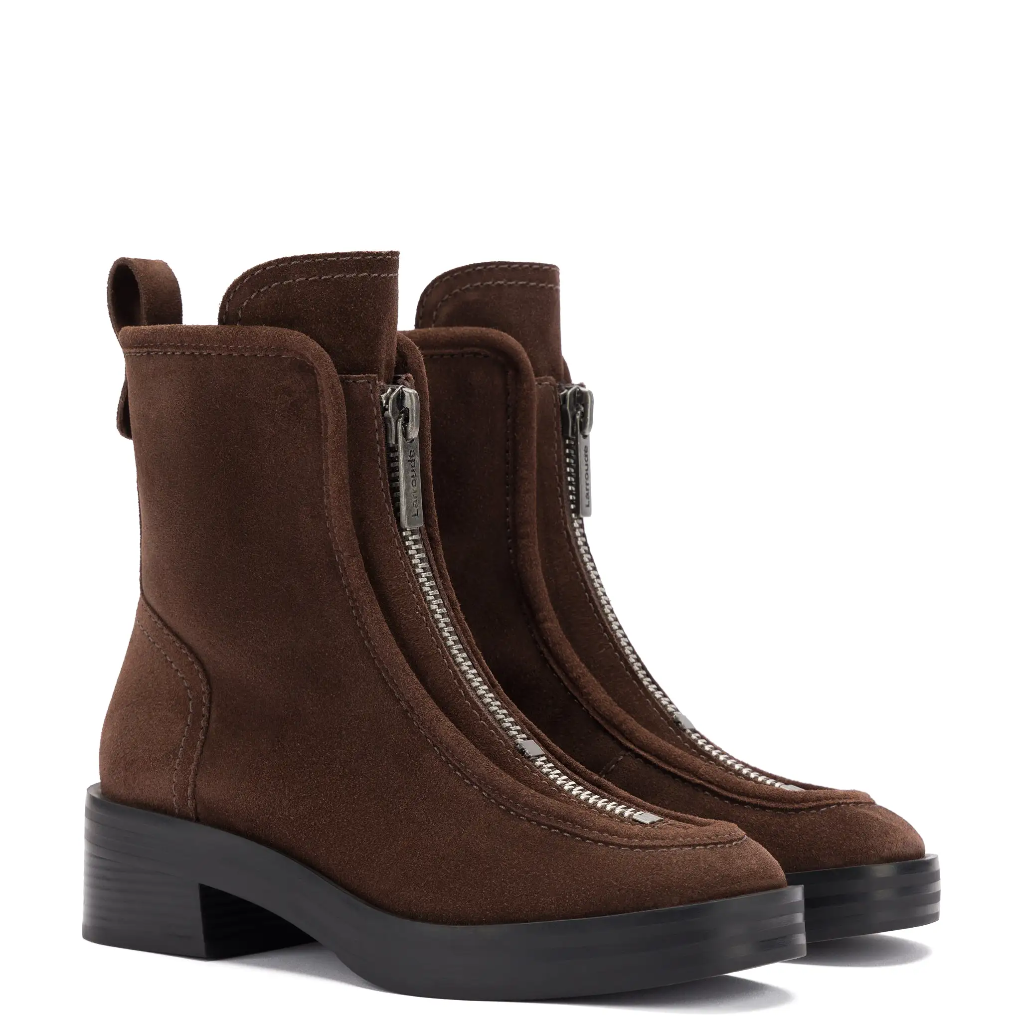 Nicole Lo Boot In Brown Suede