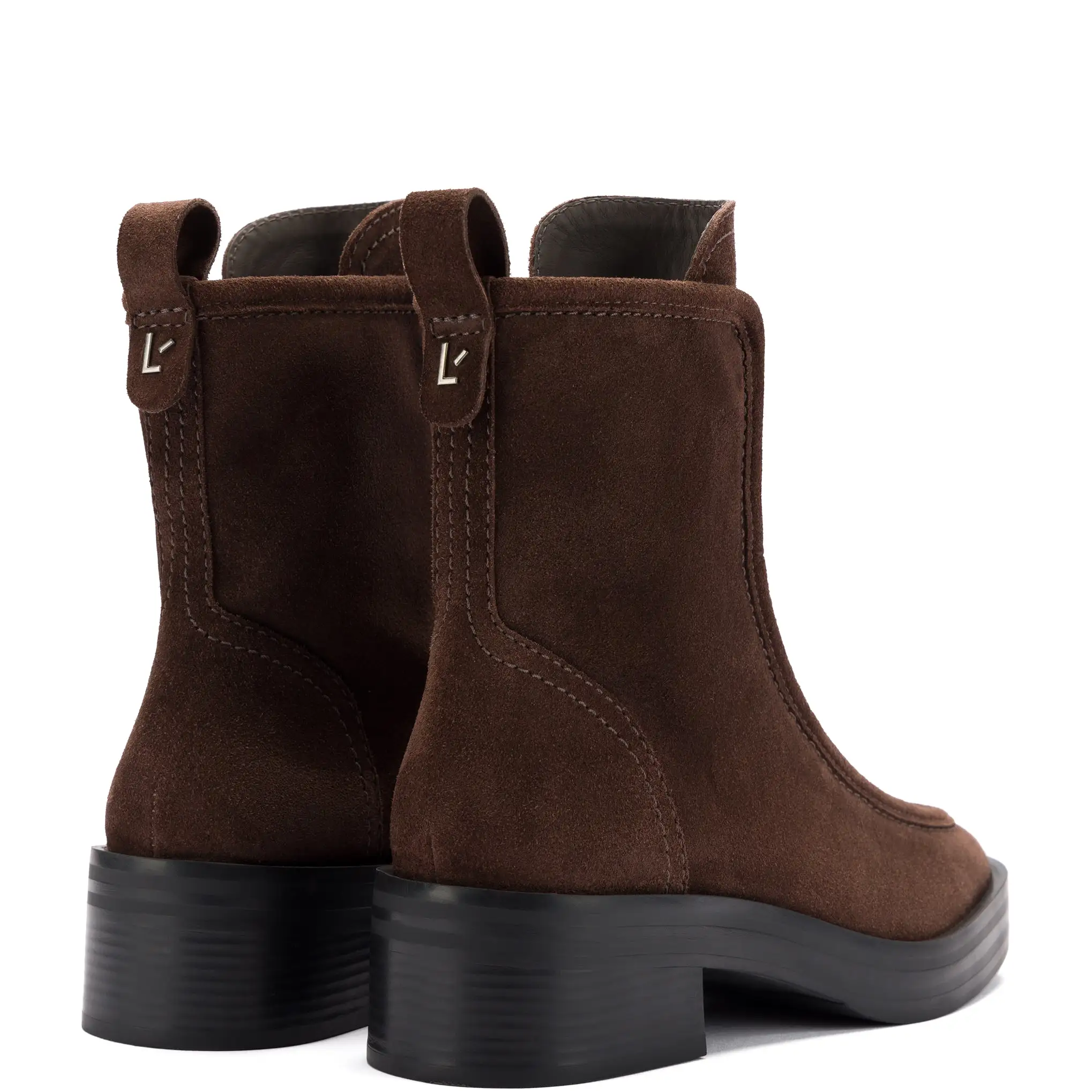 Nicole Lo Boot In Brown Suede