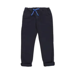 North Sails Navy Blue Pants With Drawstring For Children And Teen