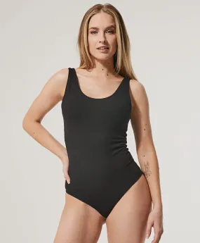 PACT Apparel Black Bodysuit