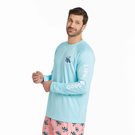 Pool Party Men's Long Sleeve Rashguard