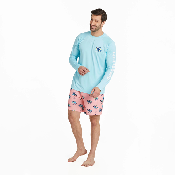 Pool Party Men's Long Sleeve Rashguard