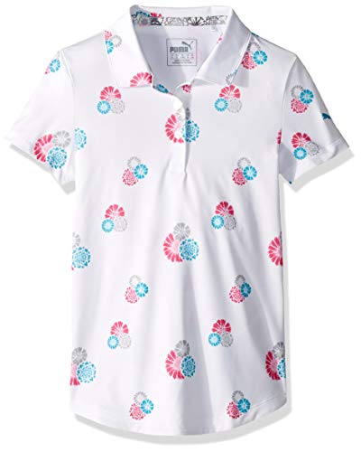 Puma Junior Girls Blossom Golf Polo