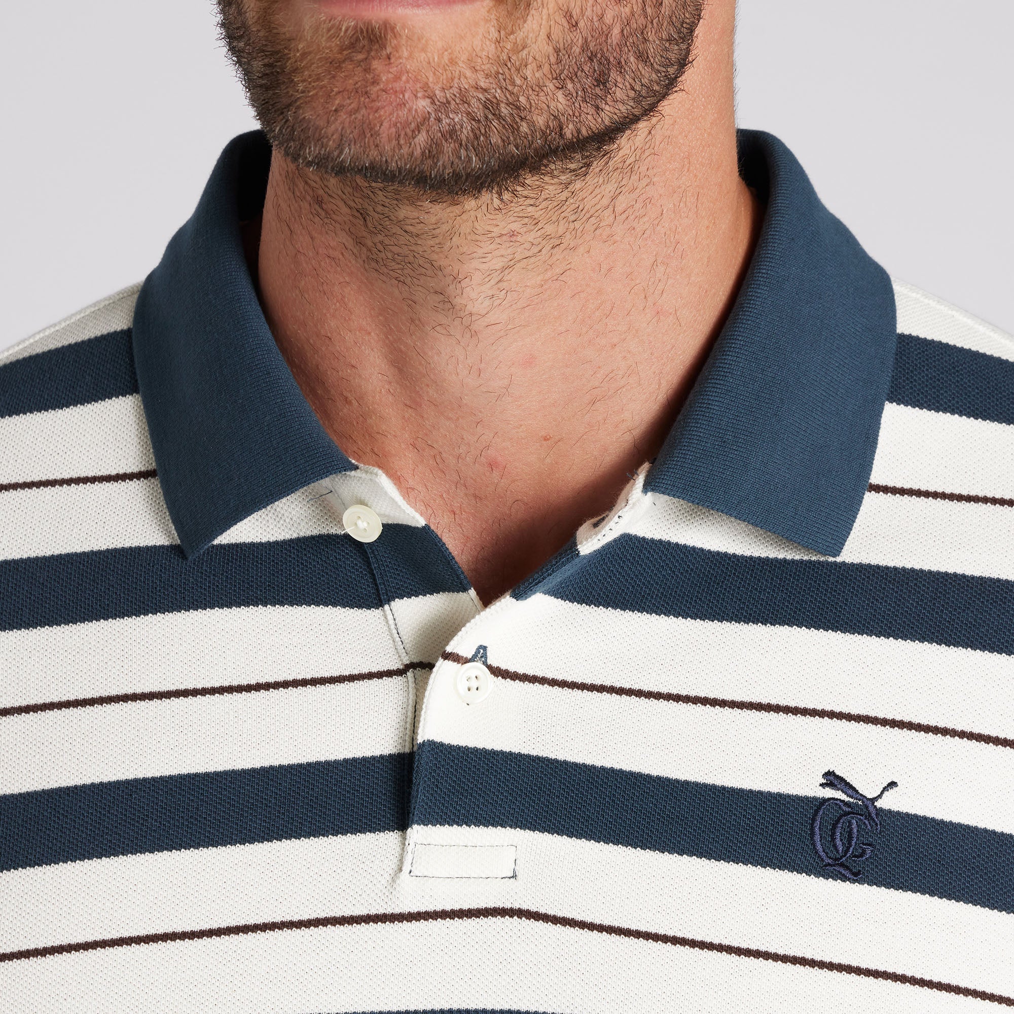 Puma x Quiet Golf Sunday Stripe Golf Polo