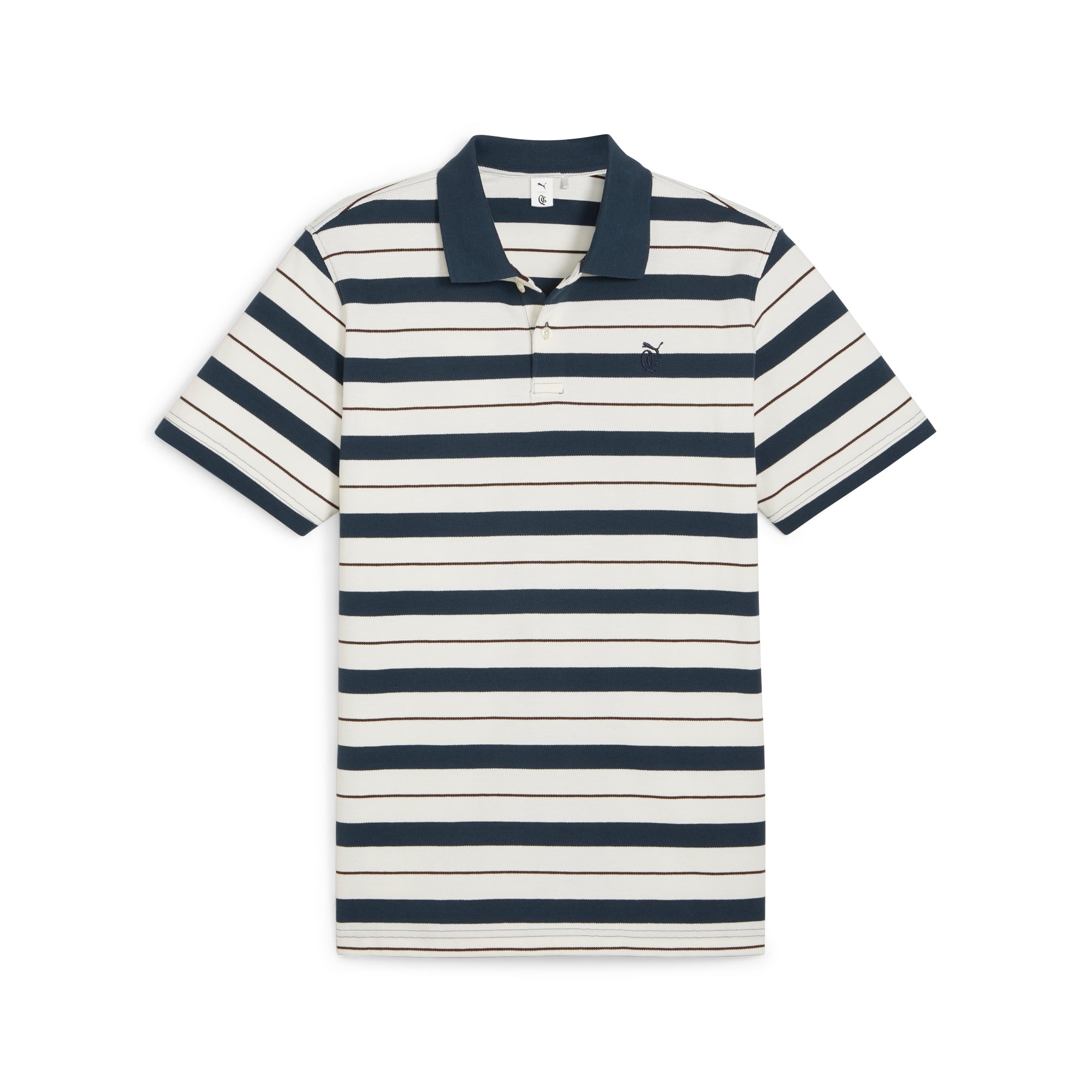 Puma x Quiet Golf Sunday Stripe Golf Polo