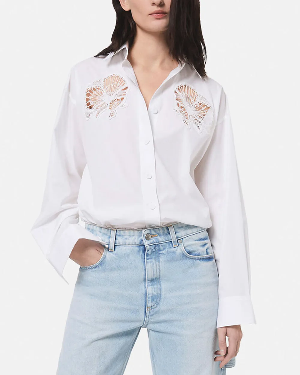 Pure White Cornelli Oversized Shirt