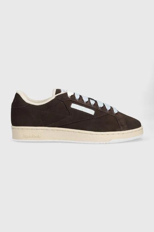 Reebok suede sneakers Club C brown color