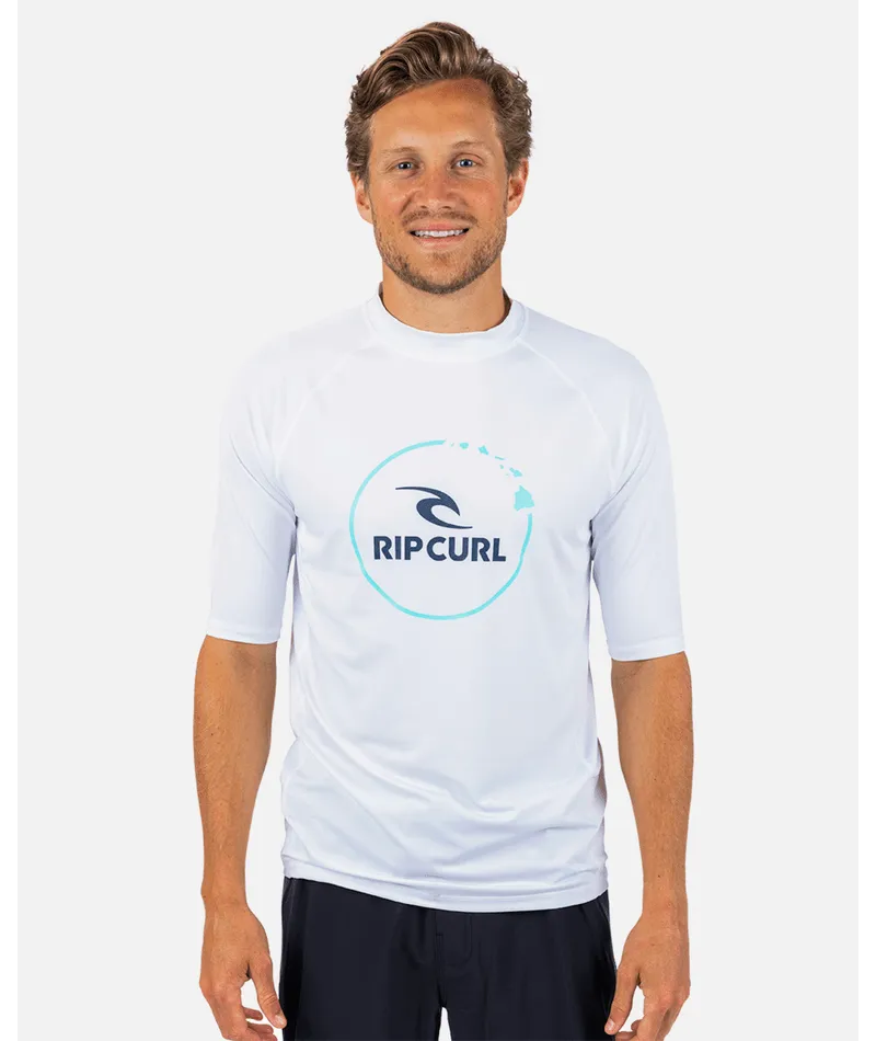 Rip Curl Island Vibe UPF Rashguard-White