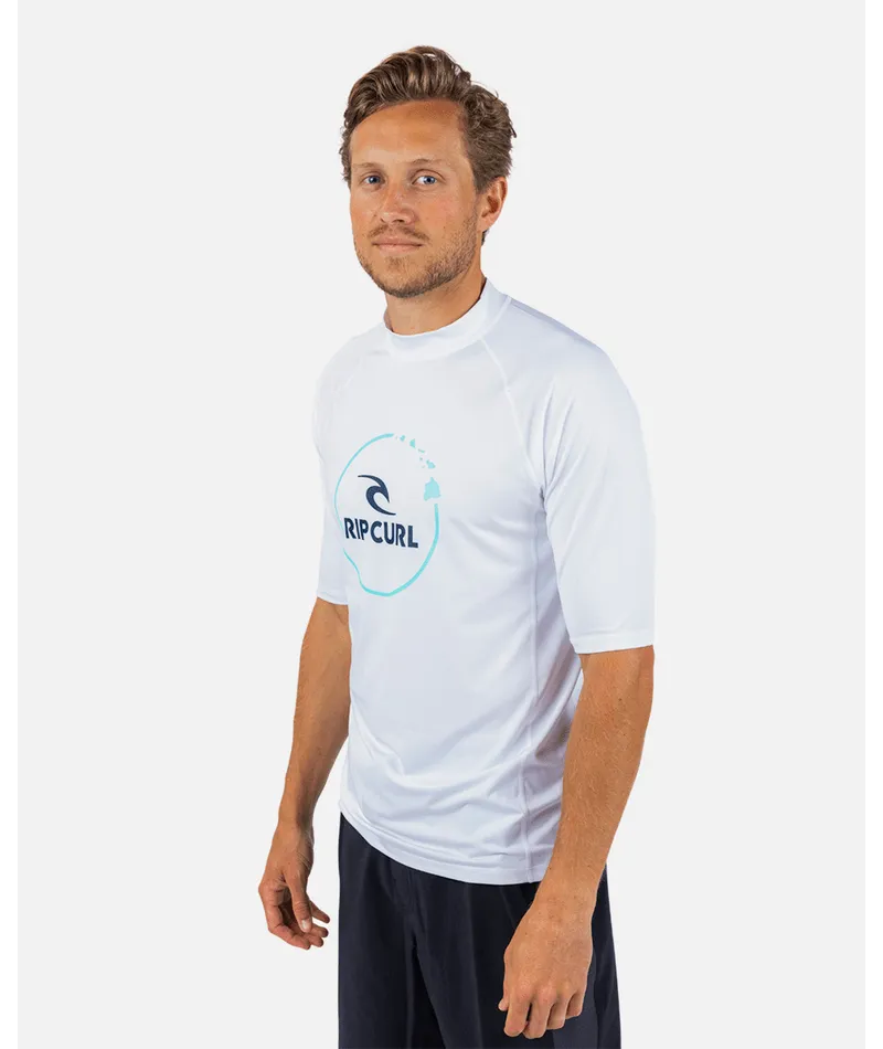 Rip Curl Island Vibe UPF Rashguard-White