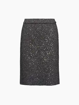 Sequin Knit Skirt