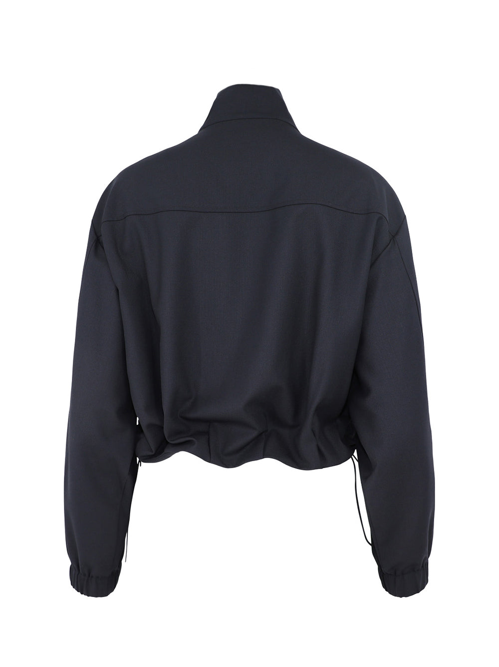 Simkhai Geniveve Cropped Track Jacket in Dark Midnight