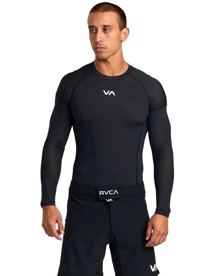 Sport Long Sleeve Rashguard in Black