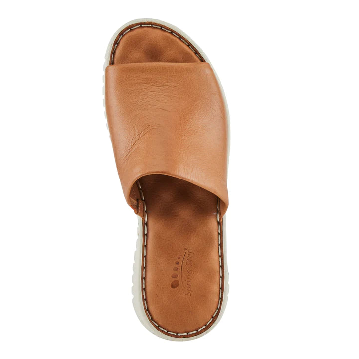 Spring Nappa Camel Slip-on