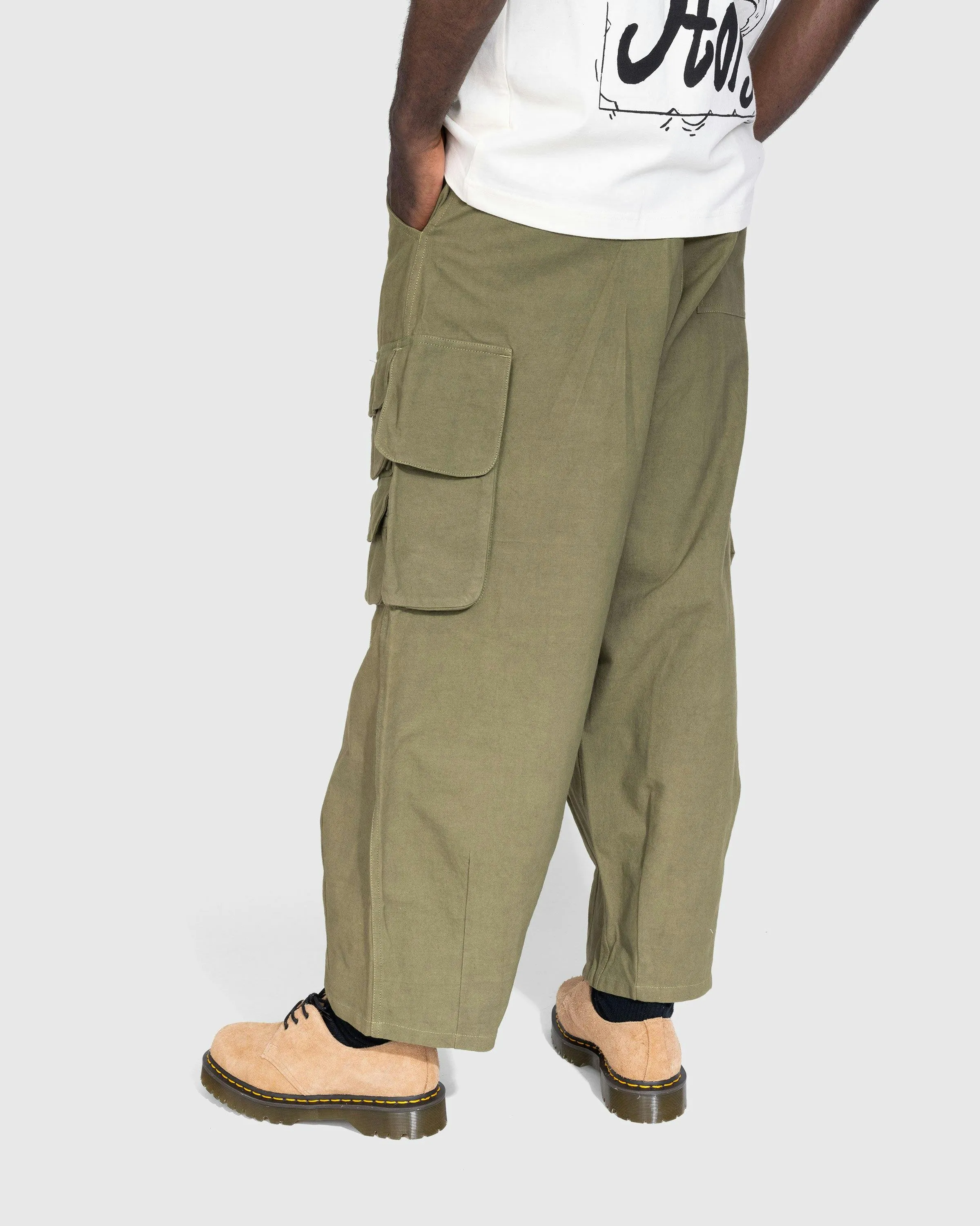 Story mfg. – Forager Pants Olive Slub | Highsnobiety Shop