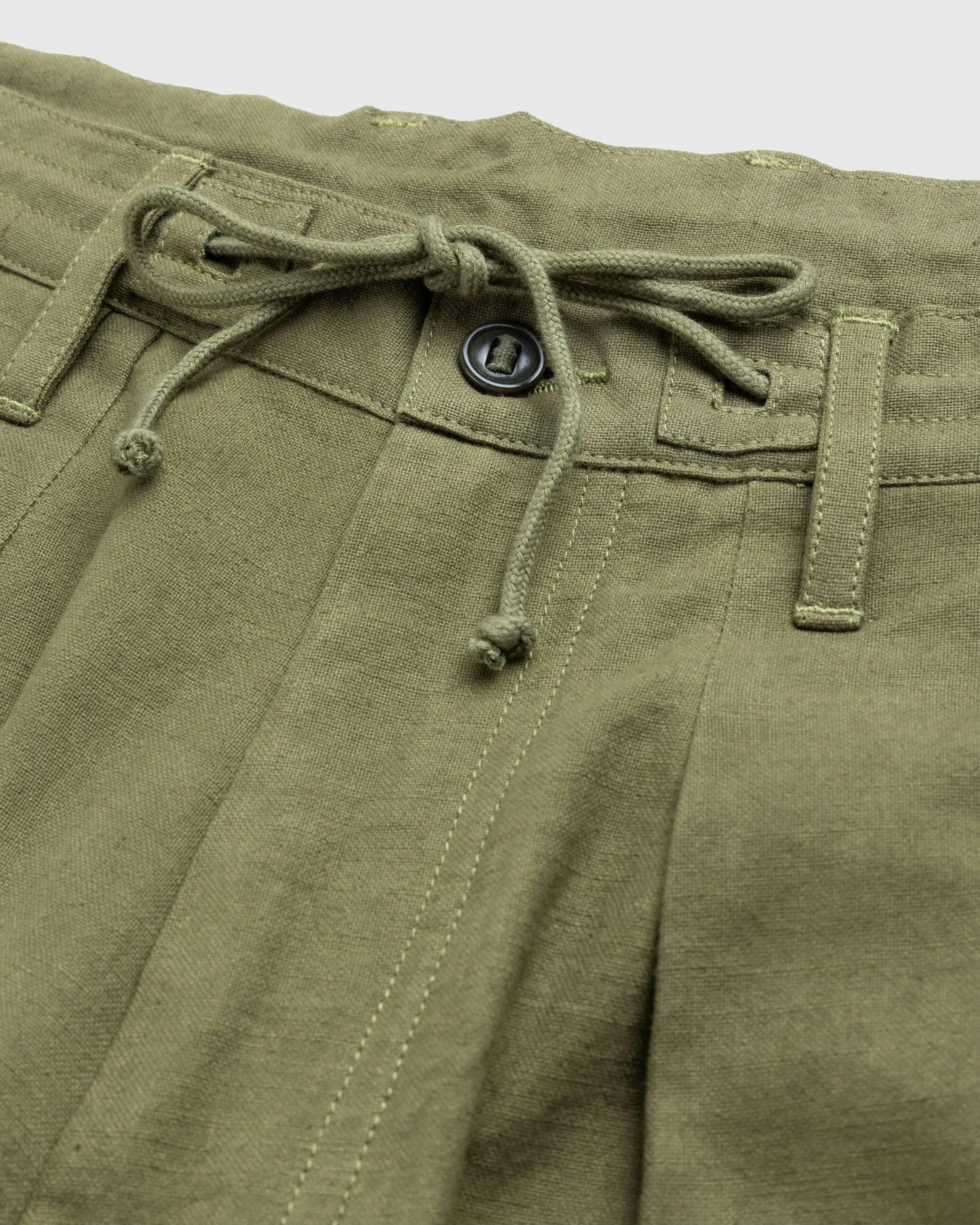 Story mfg. – Forager Pants Olive Slub | Highsnobiety Shop