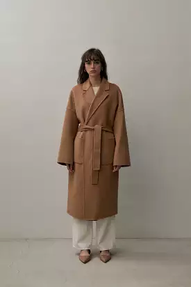 THE BOYFRIEND COAT - CAMEL 90/10