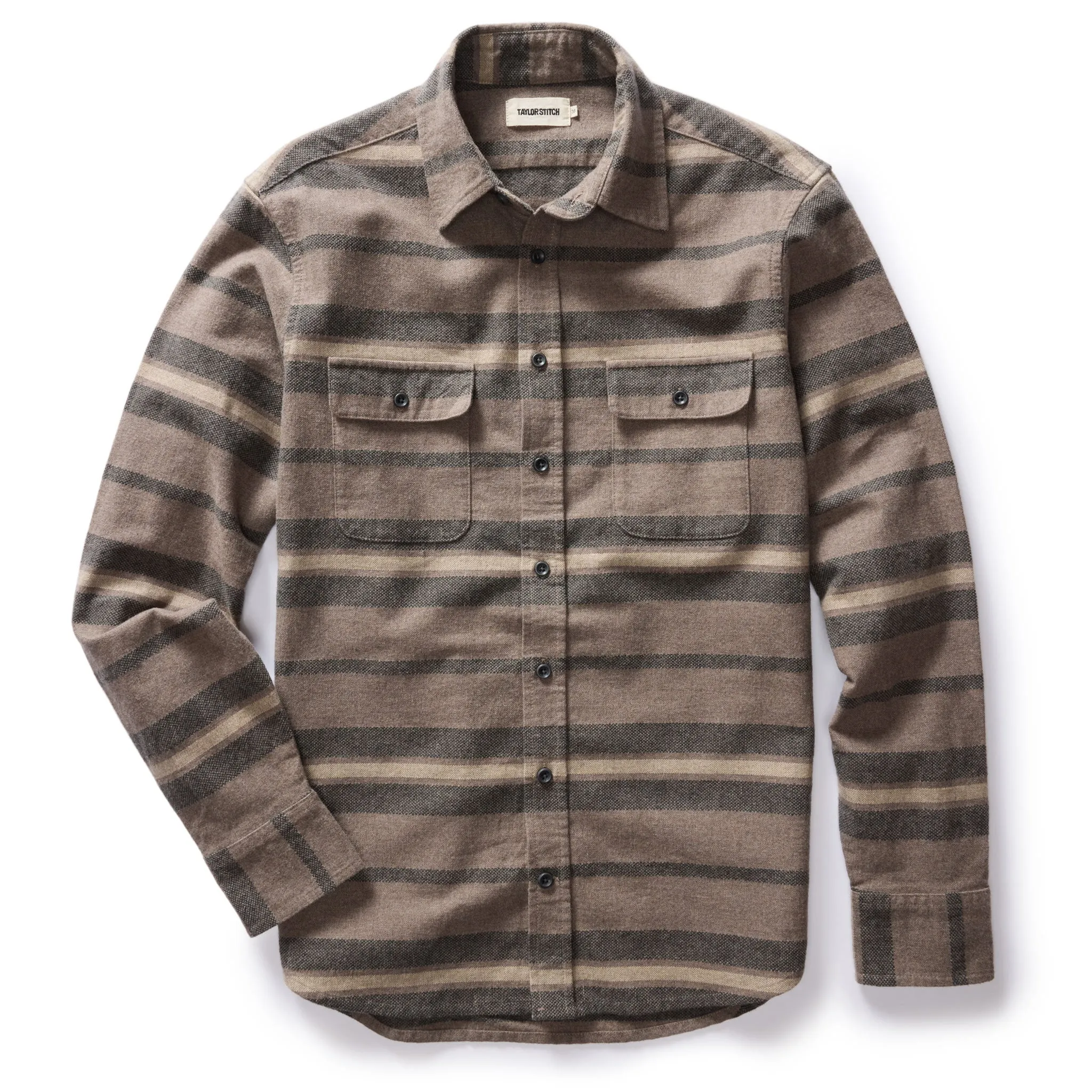 The Yosemite Shirt in Graystone Heather Stripe