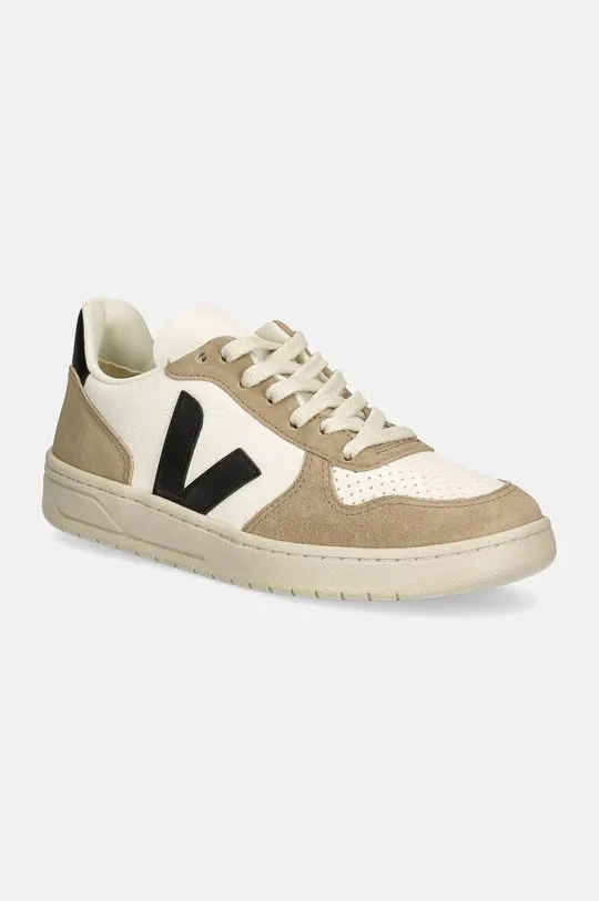 Veja leather sneakers V-10 beige color VX0503138