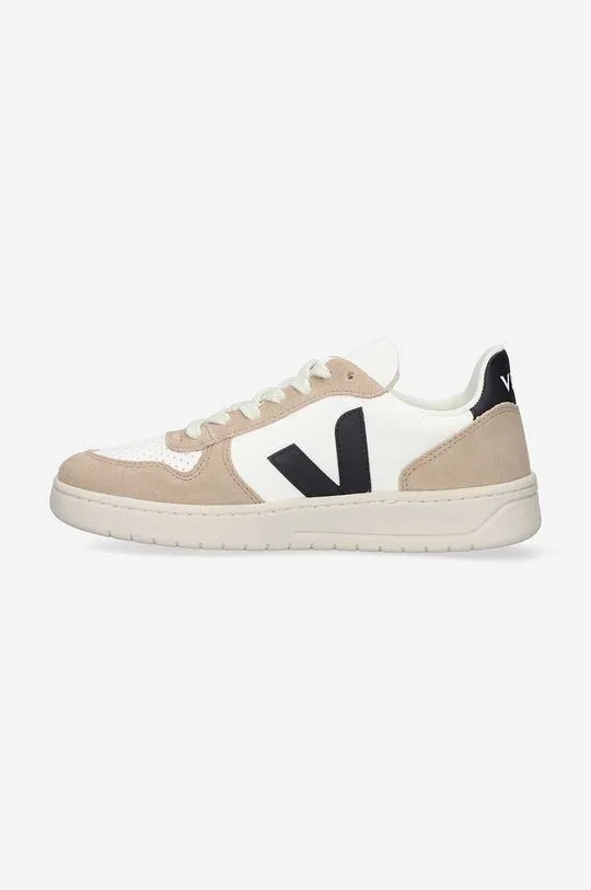 Veja leather sneakers V-10 beige color VX0503138