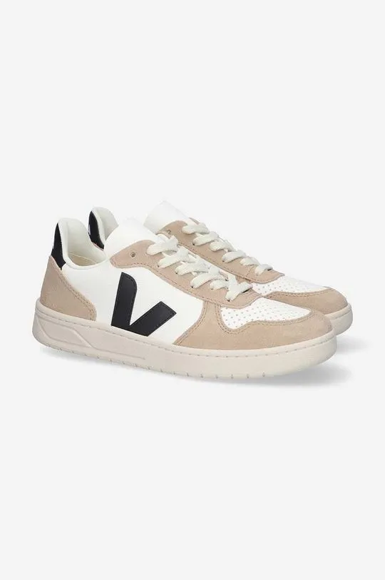 Veja leather sneakers V-10 beige color VX0503138