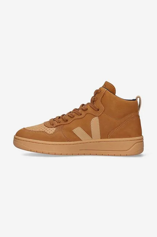 Veja suede sneakers V-15 Nubuck brown color VQ132616