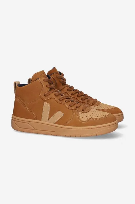 Veja suede sneakers V-15 Nubuck brown color VQ132616