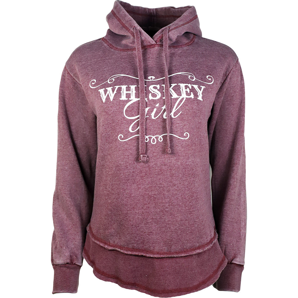 Whiskey Girl Hi Lo Pullover Hood