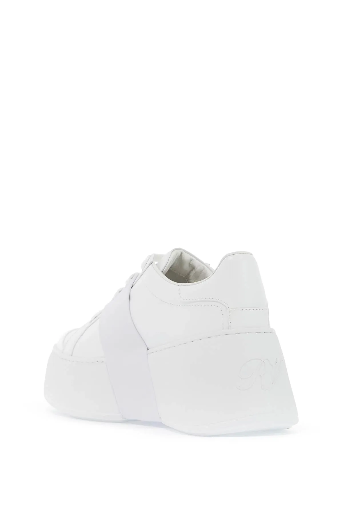 WHITE VIV SKATE SNEAKERS