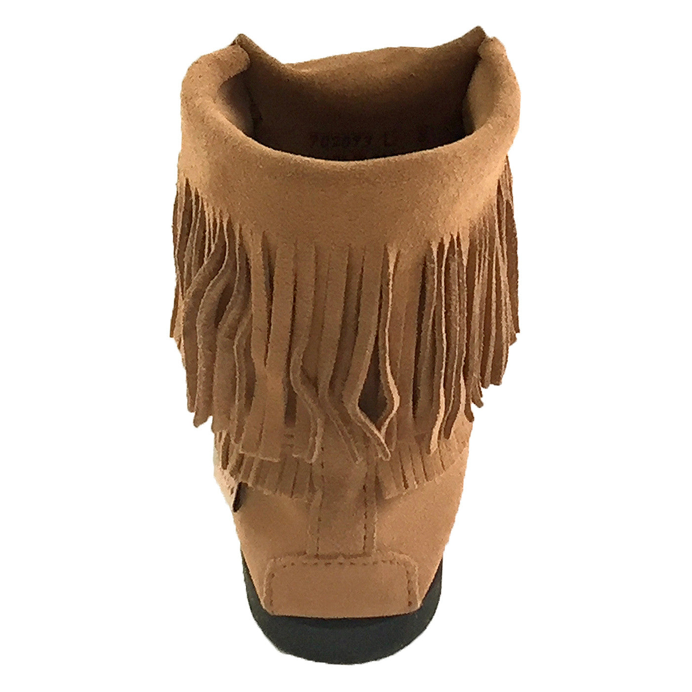 Women's Moka Suede Fringed Moccasin Boots