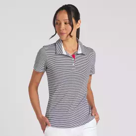 Women's Volition Pique Stripe Golf Polo