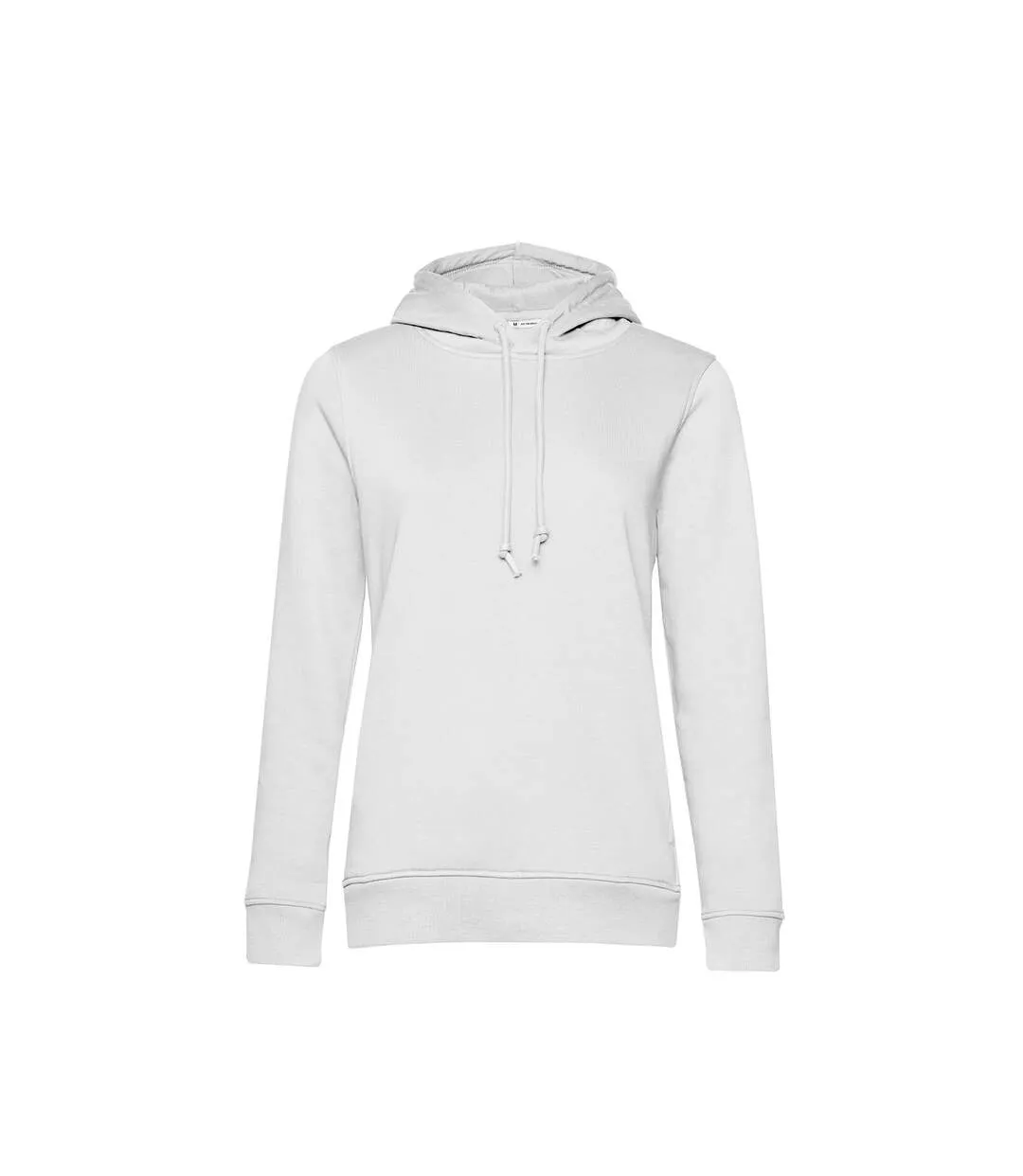 Womens/ladies organic hoodie white B&C